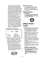 Page 11- 11 -  
•	If the motor or battery becomes hot, 
the protection function will be acti-
vated and the motor or battery will 
stop operating. The overheat warning 
lamp on the control panel illuminates 
or flashes when this feature is active.
•	 If	the	overheating	protection	feature	activates, allow the tool to cool thor-
oughly (at least 30 minutes). The 
tool is ready for use when the over-
heat warning lamp goes out.
•	 Avoid	using	the	tool	in	a	way	that	 causes the overheating protection 
feature to...