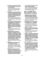 Page 32- 32 - 
 2)  No utilice la herramienta eléctri-
ca si el interruptor no se conec-
ta y desconecta.
  Cualquier herramienta eléctrica 
que no pueda controlarse con el 
interruptor es peligroso y debe 
repararse.
  3)  Desconecte el enchufe del toma-
corriente y/o paquete de batería 
de la herramienta eléctrica antes 
de hacer un ajuste, cambio de 
accesorios o guardado de herra-
mientas eléctricas.
  Estas medidas de seguridad pre-
ventiva reducen el riesgo de que la 
herramienta eléctrica arranque por...
