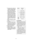 Page 33- 33 -  
  6)  NO haga funcionar la palanca de avance/marcha atrás cuando esté 
conectado el interruptor principal. 
La batería se descargará rápida-
mente y la unidad puede dañarse.
  7)  Cuando guarde o transporte la he- rramienta, coloque la palanca de 
avance/marcha atrás en la posición 
central (bloqueo del interruptor).
  8)  No fuerce la herramienta apretando  el gatillo de control de velocidad a 
la mitad (modo de control de velo-
cidad) para que se pare el motor. 
El circuito de protección se...