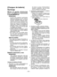 Page 24
- 4 -  

[Chargeur de batterie]
Recharge
M i s e s  e n  g a r d e  c o m m u n e s 
p o u r   l a   b a t t e r i e   a u t o n o m e 
Li­ion/Ni ­MH/Ni ­Cd
REMARQUE:
•  L o r s q u ’ u n e  b a t t e r i e  a u t o n o m e 
froide  (en-dessous  de  0°C  (3 °F)) 
doit  être  rechargée  dans  une  pièce chaude,  laissez  la  batterie  auto-nome  dans  la  pièce  pendant  une h e u r e  a u  m o i n s  e t  r e c h a r g e z - l a quand  elle  a  atteint  la  température ambiante. Sinon, il est...