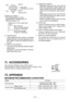 Page 13- 13 -  
BoltNut Washer
Steel plate
thickness10 mm (3/8")
Washer
Spring washer 
Tightening conditions
• The following bolts are used.
  Standard bolts: Strength type 4.8
  High tensile type 1.9
4.8 Explanation of the strength type Bolt yield point
(80% of tensile strength)
3 kgf/mm
 (45000psi)
Bolt tensile strength 
40 kgf/mm
 (56000psi)
)  Tightening time Longer tightening time results in increased 
tightening torque. Excessive tightening, how -
ever, adds no value and...