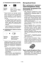 Page 133- 133 -  
(3) Попереджувальна лампочка перегріву
Вимкнена	
(звичайна	
робота)М
 игає:
	Перегрів
Вказує 	на 	те, 	що 	роботу	
б у л о 	з у п и н е н о 	ч е р е з	
перегрів 	батареї.
Функція 	захисту 	від 	перегріву 	зупиняє	
роботу 	дриля 	для 	захисту 	батарейного	
бл ок у 	у 	випадк у 	його 	перегріву. 	Коли	
функція 	ввімкнена, 	на 	панелі 	управління 	
м и г а є 	п о п е р е д ж у в а л ь н а 	л а м п о ч к а	
перегріву.
• У 	випадку 	ввімкнення 	функції 	захисту	
від 	перегріву 	дайте 	дрилю...