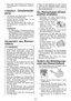 Page 20- 0 - 
4. Nach der Verwendung den Hebel auf 
die Mittel position zurückstellen (Schalter -
sperre).
Linkslauf - Schalterbetäti-
gung
1. Für Linkslauf den Hebel drücken. Die Dreh -
richtung vor dem Betrieb prüfen.
. Drücken Sie den Schalter leicht, um das 
Werkzeug langsam zu starten.
3.  Nach der Verwendung den Hebel auf 
die Mittel position zurückstellen (Schalter -
sperre).
VORSICHT:
•  Um übermäßigen Temperaturanstieg der 
Werkzeugoberfläche zu vermeiden, sollte 
das Werkzeug nicht...