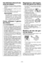 Page 43- 43 -  
Uso dell’interruttore di rota-
zione all’indietro
1. Spingere la leva per la rotazione all’indi etro. 
Controllare la direzione di rotazione prima 
dell’uso.
. Premere leggermente il grilletto per avviare 
lentamente l’utensile.
3.  Dopo l’uso, riportare la leva nella posi -
zione centrale (blocco interruttore).
PRECAUZIONE:•  Per evitare che la temperatura della 
superficie dello strumento aumenti 
eccessivamente, non usarlo in modo 
continuativo con due o più pacchi bat-
teria. Lo...