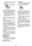 Page 90- 90 - 
1 Placera batteriet i dockan på laddaren 
med anpassningsmärkena placerade 
mot varandra.
  Skjut batteriet framåt i pilens riktning.
 
Anpassningsmärken
3.  Under laddningen lyser laddningslampan. För att förhindra överladdning kopplar en 
inbyggd brytare automatiskt bort laddnings -
funktionen när laddningen är färdig. •  Om batteriet är för vamt (t.ex. direkt efter 
tungt arbete) startar inte lad dningen.
  Den orange standby-lampan blinkar tills 
batteriet har svalnat.
  Därefter...