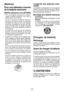 Page 28- 8 - 
[Batterie]
Pour une utilisation correcte 
de la batterie autonome
Batterie autonome Li­ion (EYFB30)
• Pour  une  longévité  optimale  de  la  batterie, rangez  la  batterie  autonome  Li-ion  sans  la 
charger après l’avoir utilisée.
• Lors  de  la  charge  de  la  batterie  autonome,  assurez-vous  que  les  bornes  du  chargeur 
de  batterie  sont  libres  de  tout  corps  étranger 
comme  de  la  poussière  et  de  l’eau,  etc.  Net-
toyez  les  bornes  avant  de  charger  la  batterie...