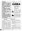 Page 23
RQT6450
2
RQT6450
CAUTION: TO REDUCE THE RISK OF
ELECTRIC SHOCK, DO NOT
REMOVE SCREWS. NO 
USER-SERVICEABLE PARTS
INSIDE.
REFER SERVICING TO
QUALIFIED SERVICE
PERSONNEL.
WARNING:TO REDUCE THE RISK OF FIRE,
ELECTRIC SHOCK OR PRODUCT
DAMAGE, DO NOT EXPOSE THIS
APPARATUS TO RAIN, MOISTURE,
DRIPPING OR SPLASHING AND
THAT NO OBJECTS FILLED WITH
LIQUIDS, SUCH AS VASES, SHALL
BE PLACED ON THE APPARATUS.
CAUTION:Use only Panasonic car adaptor 
DY-DC95.CAUTION!DO NOT INSTALL, OR PLACE THIS UNIT,
IN A BOOKCASE,...