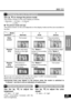 Page 2121RQT6077
Advanced 
Operations
VCD DVD
ªA Changing the size of the picture
Use [3, 4] to change the picture mode.The mode is shown on the unit’s display as follows.
1 (Normal)()2 (Full)()3 (Zoom)
^-----------)4 (Off)(-----------------J
∫The picture mode and size
The picture shown on the LCD depends on the display mode and the size recorded on
the disc.
ModeSoftware
Wide-
screen
Regular 
(4:3)
Regular 
(4:3),
Letterbox
Te quiero
Te quiero
Te quieroTe quiero
Te quiero
Te quieroTe quiero
Te quieroTe quiero...