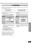 Page 3131RQT6077
For Your Reference
Entering a password 
Refer also to “Common procedures” (➡page 27) and the Disc menu in “Summary of 
initial settings” (➡page 28).
Remote control onlyDVD
ACTION
ENTER  RETURN
Enter a 4-digit password,
then press ENTER.Ratings
✱✱✱✱PasswordSELECT
ACTION
SELECT
ENTER  RETURN
Ratings
Unlock Player
Change Password
Change Level 
Temporary Unlock
Now, when you insert a DVD that 
exceeds the ratings limit you set, a
message appears on the television.
Follow the on-screen...