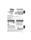 Page 1RQT8231-2Y
Operating Instructions
Manuel d’utilisation
Portable DVD/CD Player
Lecteur DVD/CD portatif
Model No./Modèle DVD-LX110
Dear customer
Thank you for purchasing this product.
For optimum performance and safety, please read these instructions carefully.
Before connecting, operating or adjusting this product, please read the instructions completely. 
Please keep this manual for future reference.
Cher clientNous vous remercions d’avoir arrêté votre choix sur cet appareil. Pour en tirer un rendement...