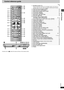 Page 5RQT6974
Getting started
5
Control reference guide
Controls such as 1 function the same as those on the remote control.Page
1Standby/on button (Í) . . . . . . . . . . . . . . . . . . . . . . . . . . . . . . . . . . . 9
Press to switch the unit from on to standby mode or vice versa. In 
standby mode, the unit is still consuming a small amount of power.
2Advanced Surround button (A.SRD)  . . . . . . . . . . . . . . . . . . . . . . 15
3Audio only button (AUDIO ONLY) . . . . . . . . . . . . . . . . . . . . ....