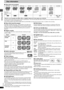 Page 6Getting started
RQT6726
6
Disc information
∫Discs that can be played
§DVD-F61 is not compatible with WMA, JPEG, or HighMAT. References to them apply only to DVD-F65.
Use discs with the above logos and that conform to specifications. The unit cannot play other discs correctly. Do not use irregularly shaped discs (e.g. 
heart-shaped), as these can damage the unit.
It may not be possible to play CD-R, CD-RW, DVD-R and DVD-RAM in all cases due to the type of disc or condition of the recording.
∫Discs that...