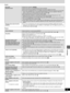 Page 3939
Reference
RQT5741
Picture
Displays
Picture distorted.
No picture.
The picture shown on the
television is not normal.
(The sides of the picture are cut
off or black bands appear at the
top and bottom of the screen.)
There is a lot of ghosting.
Colors are strange.
Picture quality is poor.
Some distortion is normal during SEARCH.
The screen may be disrupted briefly when you turn off the AUDIO ONLY feature. 
Ensure that the equipment is connected properly. 
Make sure the television is on.
Ensure...