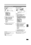 Page 6363
RQT9434
With Other 
Equipment
It is possible to copy the SD video (MPEG2 format) recor ded on the Panasonic video camera, etc. to the HDD or disc.
∫From an SD card
1Insert a card.
≥Display items differ depending on what is recorded in the 
card.
2Press [ 3,4] to select “Copy Video 
( MPEG2 )” and press [OK]. 
3Press [ 3,4] to select “Start 
Copying” and press [OK].
How to copy
Refer to “Copying using  the copying list—Copy” ( >56)
Please set the items in step 3 and 4 as shown below.
Copy Direction:...