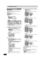 Page 6666
RQT9434
Editing still pictures
[HDD] [BD-RE]  [RAM] [SD]
≥ Editing can be done in units of pictures, albums, or dates. 
≥ You cannot edit still pictures recorded on DVD-R, DVD-R DL, CD-
R/CD-RW and USB memory.
Preparation
≥ Press [DRIVE SELECT] to select the drive.
Select “BD” for any discs. 
≥ [BD-RE]  [RAM] [SD]  Release protection ( >11, 84, Setting the 
protection).
1[HDD]
Press [FUNCTION MENU].
[BD-RE]  [RAM] [SD]Insert the disc or the SD card.The menu is automat ically displayed.
≥ Display items...