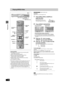 Page 3636
RQT7394
Playing back
Playing MPEG4 titles
 [HDD] [RAM] [SD] [PC] (Mobile hard disk only)
Preparation
Insert a disc or a card (➡page 30, 34)
1Press [HDD], [DVD] or [SD/PC] to 
select the drive.
On the main unit, press 
[DRIVE SELECT] several times.
The indicator lights up on the unit.
2Press [DIRECT NAVIGATOR].
Switching the Direct Navigator appearance
1Press [SUB MENU] while Thumbnail Display is displayed.
2Press [3,4] to select “Table Display” and press [ENTER].
≥The display appearance last used is...