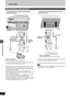 Page 5252
RQT6981
Advanced operation
Home Theater
§By using the S video cable instead of the yellow video cable you
may make recordings of higher picture quality.
≥If the audio output of the other equipment is monaural, connect to
L/MONO. (Both left and right channels are recorded when
connected through L/MONO.)
≥The DV input on this unit is for use with DV equipment only.
≥When DV equipment is connected, it is not possible to operate the
unit from the other equipment.
≥Only one piece of DV equipment (e.g.,...