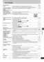 Page 5555
RQT6981
Reference
Error messages
On the televisionPage
On the unit’s display
No disc.≥You haven’t inserted a disc. Correctly insert a disc that this unit can use. 
≥The disc is upside down. If it is a single-sided disc, insert it so the label is facing up. 10
14
This is non-recordable disc.≥The unit cannot record on the disc you inserted. Insert a DVD-RAM or unfinalized DVD-R. 
≥You inserted an unformatted DVD-RAM. Format the disc with this unit.10
38
This disc is not formatted 
properly.
Please...