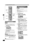 Page 3838
RQT7392
Transfer (Dubbing)
Transferring (dubbing) titles or play lists
[HDD] > [RAM]
[HDD] > [DVD-R]
Preparation
Select the audio type for recording bilingual broadcast from “Select 
MTS” (➡page 48) when transferring (dubbing) to a DVD-R.
1Play the title or play list you want to 
transfer (dub).
2Press [DUBBING].
3Press [2,1] to select “Yes” and 
press [ENTER]. 
≥The transfer (dubbing) speed and picture quality are set as 
follows.
The recording mode changes to FR mode if the remaining disc 
space is...