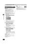 Page 4040
RQT7392
Transfer (Dubbing)
Transferring (dubbing) titles or play lists
Refer to the control reference on page 38.
[DVD-V] > [HDD]While playing a disc, the content being played is transferred 
(dubbed) to the HDD according to the set time.
After performing steps 1–4 (➡page 38, right column)
5Press [3,4] to select “Time to end” 
and press [1].
6Press [2,1] to select “Hour” and 
“Min.” and press [3,4] to set the 
recording time.
≥You can also set the recording time with the numbered 
buttons.
≥Set a few...