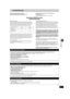 Page 6161
RQT7392
Reference
Limited Warranty
Panasonic Consumer Electronics Company, 
Division of Matsushita Electric Corporation of America
One Panasonic Way Secaucus, New Jersey 07094Panasonic Sales Company, Division of Matsushita Electric 
of Puerto Rico, Inc.,
Ave. 65 de Infantería, Km. 9.5 
San Gabriel Industrial Park, Carolina, Puerto Rico 00985
Panasonic DVD Recorder
Limited Warranty
Limited Warranty Coverage
If your product does not work properly because of a defect in materials or workmanship,...