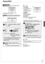 Page 2525
RQT9048
Advanced FeaturesAdvanced Features
-R -R DL CD USBUSB The screen shown below may be displayed when you 
insert a USB memory (➔ 7).
USB Media Device inserted.
Select an action or press RETURN to Exit.USB Media Device Operations
Play MP3
Go to Album View
Copy pictures
OK
Press [
e, 
r] to select “Play MP3”, then press [OK].
You can proceed to step 3 (➔ below).
-R -R DL CD The screen shown below is displayed when you 
insert a disc containing MP3 files and still pictures (JPEG).
e.g.,
Playback...