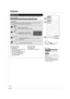 Page 1414
RQT9058


POWERPOWER
SLOW/SEARCH
TV/VIDEOT
PA U S EPA U S EPA U S ESTOPSTOPSTOP
321
654
987
0
CM SKIPCM SKIP
DRIVE
 SELECT
INPUT SELECT
CANCELDELETE
CH
CH
PLAY
VOL
DVD/VHS 
TRACKING/V- LOCK
SKIP/INDEXREWEWWFFFFFF
TIME SLIP/JET REW
RESET
Playback
Preparation:
Turn on the television and select the appropriate video input to suit the 
connections to this unit (example: AV input, etc.).
Refer to “Advanced Disc Playback” (