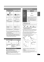 Page 99
RQT8023
Getting started
(Chart continues from page 8.)
(Chart continues from page 8.)
≥2.6 and 5.2 GB DVD-RAM, 12 cm (5z)
≥3.95 and 4.7 GB DVD-R for Authoring
≥DVD-R recorded in DVD Video Recording format
≥DVD-R (DVD-Video format), DVD-RW (DVD-Video format), +R 
recorded on another unit and not finalized (
➡68).
≥PAL discs (you can still play the audio on DVD-Audio)
≥DVD-Video with a region number other than “1” or “ALL”
≥Blu-ray
≥DVD-ROM, DVD-R DL, +R DL, +R 8 cm (3z), CD-ROM, CDV, CD-G, 
Photo CD,...