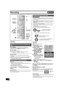 Page 26Recording
26
VQT0N92
While recording
Press [¥, REC] to select the recording time.
≥On the main unit, press [¥, REC] on the DVD.
The unit’s display
Each time you press the button:
Counter (Cancel) # OFF 0:30 # OFF 1:00 # OFF 1:30
^------- OFF 4:00 ! OFF 3:00 ! OFF 2:00 !----------}
For your reference
≥This does not work during scheduled recording or Flexible 
Recording.
≥Recording stops and the set time is cleared if you press [∫, STOP]. 
≥The set time is cleared if you change the recording mode or...