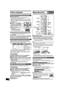 Page 78Cómo empezar
78
VQT0N92
Operaciones preliminares
≥Encienda el televisor y seleccione la entrada de vídeo 
correspondiente para conformar las conexiones a esta unidad. 
(Por ejemplo: la entrada AV, CH3 o CH4)
≥
Si conecta la unidad a una caja del televisor de cable o a un receptor de 
satélite, sintonice su PBS local para que funcione el ajuste automático 
del reloj. Si no hay PBS local, ajuste el reloj manualmente (“Ajustar 
manualmente el reloj”).
≥Pulse [DVD].
[1]Pulse [Í, DVD/VHS POWER].
[2]Pulse...