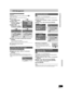 Page 5353
RQTV0134
DVD Management
[RAM] [-R] [-R]DL] [-RW‹V›] [+R] [+R]DL] [+RW]
Preparation
≥Release protection (disc l right, cartridge lright). [RAM]
≥Insert a disc (l22).
≥Select DVD side with pressing [DRIVE SELECT].
[1]While stopped
Press [FUNCTIONS]. 
[2]Select “Other 
Functions” with [
3, 4] 
and press [ENTER].
[3]Select “DVD 
Management” with [
3, 
4] and press [ENTER].
[4]Use [
3, 4] to select a desired item and press 
[ENTER].
You can change various settings.
≥After this operation, follow the desired...