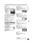 Page 4343
RQTV0141
[RAM]
≥Follow steps 1 to 3 of “Edit Title”.
You can divide a selected title into two. You must be careful when 
dividing a title because it cannot be recovered after the procedure.
[4]Select “Divide Title” 
with [
3, 4] and press 
[ENTER].
[5]Press [ENTER] at the 
point you want to 
divide the title.
(l lower right, “For quicker 
editing”)
≥To change the point to 
divide:
- Select “Divide” with [3, 4] 
and press [1, PLAY], and 
then repeat steps 5 to 7. 
[6]Select “Exit” with [3, 4] and press...