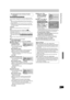 Page 5151
RQTV0141
[RAM] [-R] [-R]DL] [-RW‹V›] [+R] [+R]DL] [+RW]
You can transfer (copy) programs recorded on a tape onto a disc°° 
from the location° of playback as of the transfer (copying) start of the 
tape.
°When you set the recording mode to “FR” and “Time Limit” to 
“Off”, you can transfer (copy) the whole tape from the beginning to 
the end. (l below)
°°Available discs for transfer (copying) from tape are DVD-RAM, 
non-finalized DVD-R, DVD-R DL, DVD-RW (DVD-Video format), 
+R, +R DL, and +RW....