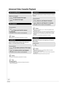 Page 2424
RQT8849
 Notes
 
The speed of Jet Search (27 or 35) can be speci ed via the 
Setup menu ( 43).
 
Recordings made in EP or VP mode may experience distortions or 
vertical scroll at 35 times speed. If so, change speed to 27 times.
 
Depending on your TV, the picture may not be in color or may be 
distorted.
 
Jet Search is automatically canceled after 10 minutes.
 Notes
 
Depending on the tape or an operating condition, the rewind 
speed may change somewhat.
 
The tape counter is reset to...