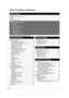 Page 44
RQT8849
Table of Contents, Accessories
Setting DVD On-Screen Menus .............................................. 34Accessing the DVD On-Screen Menus ........................................ 34DVD Management .................................................................. 36Accessing the Management Menus ............................................. 36Changing the Unit’s Settings .................................................. 40Accessing the Setup menu...