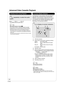 Page 2828
RQT8853
Advanced Video  Cassette  Playback
Stereo  Mono L  Mono R
 No display (Normal audio track) 
Changing Audio during Playback
AUDIOA repeatedly, to select the audio 
option.
 Tips
Auto Bilingual Selection Function [VHS]
When a stereo broadcast or multilingual broadcast is recorded 
and played back on the unit, stereo sound will be automatically 
selected in the case of a stereo broadcast and SAP sound will be 
automatically selected in the case of a multilingual broadcast.
– This...