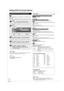 Page 4242
RQT8853
Setting DVD On-Screen Menus 
  
DRIVE
 SELECT
 to select the DVD drive.
  
DISPLAY
B
Menu Item Setting
 ,  to select an item then .
  ,  to select a menu then .
 ,  to select a setting.
 
Follow the on-screen prompts to change 
individual settings.
[DVD]
When playing discs, disc settings can be displayed and 
changed.
Menu options will differ based on disc type and contents.
Accessing the DVD On-Screen Menus
[RAM] [-R] [-R]DL] [-RW‹V›] [+R] [+R]DL] [+RW] [DVD-V] 
[-RW‹VR›] and DivX...