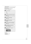 Page 6767
RQT8853
Connection and Setting
  ,  to select “Other Functions”, 
then 
ENTER
  ,  to select “Setup”, 
then 
ENTER
  ,  to select “Setup”, 
then .
  ,  to select “Clock Settings”, 
then 
ENTER
  With the unit stopped 
Adjust Time Zone
Adjust the time zone (1 or 1) if it was not set correctly 
with auto clock setting.
You can set this menu only after “Set Clock 
Automatically” is completed. (¼ 66)
  ,  to select “Adjust Time 
Zone”, then 
ENTER
  ,  to select “1” or “1” 
then 
ENTER...