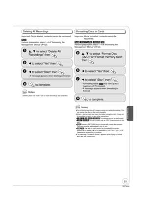 Page 5353
RQT9056
[RAM] 
Perform preparation steps 14 of “Accessing the 
Management Menus” (