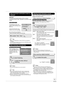 Page 2525
RQT9056
Important:
Formatting permanently deletes all disc contents 
(including computer data), regardless of protection status 
of disc.
[RAM] [-RW‹V›] [+RW]
OK
The following screen may 
appear when inserting a new 
disc, etc.
Only format the disc if you 
intend to use it for recording.
Do not format if you intend to 
view pre-recorded material from the disc.
 to select “Yes”, then OK
[-R] [-R]DL] [-RW‹V›] [+R] [+R]DL]
Finalize
Finalizing is necessary to enable playback
of the disc on compatible DVD...