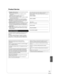 Page 9393
RQT9056
Product Service 
1.  Damage requiring serviceThe unit should be serviced by 
qualified service personnel if:
(a)  The AC power supply cord or AC adaptor has been 
damaged; or
(b)  Objects or liquids have gotten into the unit; or
(c)  The unit has been exposed to rain; or
(d)  The unit does not operate normally or exhibits a marked 
change in performance; or
(e)  The unit has been dropped or the cabinet damaged.
2.  ServicingDo not attempt to service the unit beyond that 
described in these...