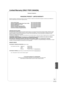 Page 9595
RQT9056
Panasonic Canada Inc.
PANASONIC PRODUCTLIMITED WARRANTY
Panasonic Canada Inc. warrants this product to be free from defects in material and workmanship and agrees to remedy any such defect for a 
period as stated below from the date of original purchase.
Technics Audio Product   One (1) year, parts and labour
Panasonic Portable/Clock Radio (without Tape, CD, MD)  One (1) year, parts and labour
Panasonic Audio/SD Audio Product  One (1) year, parts and labour
Panasonic DVD Product   One (1)...