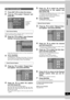 Page 1515
RQT6570
Setting up
1Press [SET UP] to show the menus.
2Press [3, 4] to select “Channel” and
press [1].
Check the antenna system. Automatic setting is performed based
on the current antenna system (➜page 13).
3Press [3, 4] to select “Auto Channel
Setting” and press [ENTER].
If you have not yet set the clock, the “Auto Channel/Clock
Setting” screen appears.
4Press [ENTER].
Auto setting starts. This takes a few minutes. (To stop auto
channel setting, press [RETURN].) When finished, the Com-
plete screen...