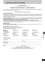 Page 73Reference
73
RQT6570
Limited Warranty (ONLY FOR CANADA)
Panasonic Canada Inc.
5770 Ambler Drive, Mississauga, Ontario L4W 2T3
PANASONIC/TECHNICS PRODUCT—LIMITED WARRANTY
Panasonic Canada Inc. warrants this product to be free from defects in material and workmanship and agrees to remedy any such defect for a
period as stated below from the date of original purchase.
Panasonic DVD Recorder One (1) year, parts and labour
LIMITATIONS AND EXCLUSIONS
This warranty does not apply to products purchased outside...