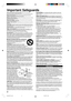 Page 22
GROUND 
CLAMP
ELECTRIC
SERVICE
EQUIPMENTANTENNA
LEAD IN
WIRE
ANTENNA
DISCHARGE UNIT
(NEC SECTION 810-20)
GROUNDING CONDUCTORS
(NEC SECTION 810-21)
GROUND CLAMPS
POWER SERVICE GROUNDING
ELECTRODE SYSTEM
(NEC ART 250, PART H)
NEC- NATIONAL 
  ELECTRICAL CODE
Important Safeguards
Overloading Do not overload wall outlets, extension cords, and
integral convenience receptacles as this can result in a risk of fire or
electric shock.
Object and liquid entry Never push objects of any kind into this
product...