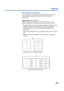 Page 209209 Appendix
n Transparencies and labels
You may also print on transparencies and labels that are made for the 
printer. Panasonic has tested and found that the following work 
satisfactorily:
OHP transparency:3M CG3700
Labels:AVERY 5163, AVERY 5164, AVERY 5165, Avery L7163, 
Avery L7165, Avery L7166, Avery L7167, Avery L7168, Avery L7169
•Re-using transparencies that have been fed through the printer once (for 
example, after jams or if the transparency is ejected without being 
printed) can reduce the...