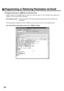 Page 5856
To Program One-Touch / ABBR No. for the First Time
Create a script in the message body of a plain text email and send it to the DX-2000’s email address.The
Subject line of the email must be as follows:  
#set abbr(password)#:
where the password is the Remote Password programmed in the DX-2000’s User 
Parameters.
The script sample to program One-Touch / ABBR No. for the first time is shown in the illustration below:
First Time Remote Programming of One-Touch / ABBR No. Sample
(1)
(2)
(3) (b)
(c)...