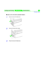 Page 13Settings and Printing
MaintenanceSpecifications13
n Jam at A in the 2nd cassette feeder:
1Open the lower left side door.
2Remove the jammed media.
3Close the lower left side door.
Clearing a Jam 