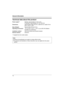 Page 1414
General Information
Technical data about this product
Power supply*1:Standby: Approximately 5 V DC (2 mA)
At operation: Approximately 20 V DC (180 mA)
Dimensions:Approximately height 165 mm x width 90 mm x depth 35 mm 
(6
1/2 x 39/16 x 13/8)
Mass (Weight):Approximately 330 g (0.72 lb.)
Operating environment:
–10 °C to 50 °C (14 °F – 122 °F), Up to 90% RH (Relative 
Humidity) non condensing
Installation method:Wall mount (Wall mount bracket included)
External material:Aluminum
*1 Supplied from the...
