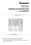 Page 1Monitor Station
 Installation and Operation Guide
Model No. VL-GM301A
Thank you for purchasing a Panasonic Monitor Station.
Please read this Installation and Operation Guide before using the unit and
save for future reference.
Video Intercom System 